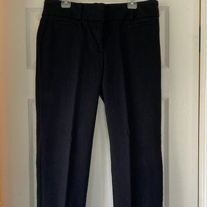 ann taylor loft black julie riviera pant- size 2